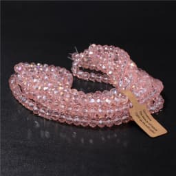 Wholesale 5 strand/lot Faceted Austrian Crystal Bead Rondelle Loose Spacer AB Color Glass Beads For Jewelry Making Accessories
