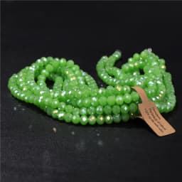 Wholesale 5 strand/lot Faceted Austrian Crystal Bead Rondelle Loose Spacer AB Color Glass Beads For Jewelry Making Accessories