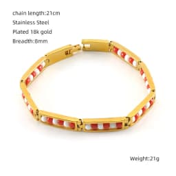 GD Hot Trend Stainless Steel Holiday Devise Lucky Amulet Beads Bangle For Women Trend Couple Bracelet Holiday Gifts