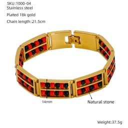 GD Hot Trend Stainless Steel Holiday Devise Lucky Amulet Beads Bangle For Women Trend Couple Bracelet Holiday Gifts