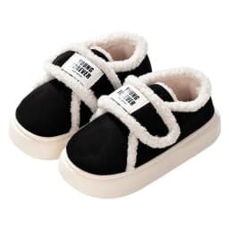 Indoor Warm Cotton Slippers For Women Winter Platform Shoes Soft Plush Thick Sole Girls Home Floor Daily Walking Fluffy Shoes