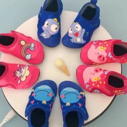 Children Indoor Sock Shoes Baby Floor Socks Spring Summer Cartoon Unicorn Girls Boys Sock With Rubber Soles Kids Slippers