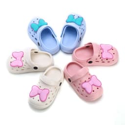 New Non-Slip Girls Sandals Garden Shoes Cute Big Bow Children Sandals Summer Kids Slippers Beach Kids Sandals