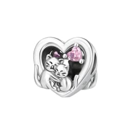 New 925 Sterling Silver Cute Animal Pet Cat Dog Rabbit Original Beads Charms for Pan DIY Bracelet Women Fine Jewellery Gift