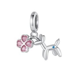 New 925 Sterling Silver Cute Animal Pet Cat Dog Rabbit Original Beads Charms for Pan DIY Bracelet Women Fine Jewellery Gift