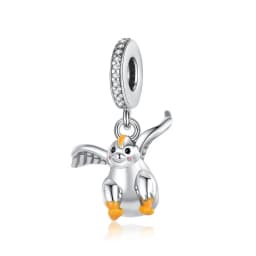 New 925 Sterling Silver Cute Animal Pet Cat Dog Rabbit Original Beads Charms for Pan DIY Bracelet Women Fine Jewellery Gift