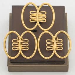 New Design Gold Color Earrings with Ring Jewelry Set for Party African Clip Earrings and Cocktail Ring 2Pcs Set for Weddings