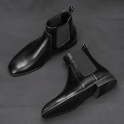 40~46 Chelsea Boots Men 2024 Brand Comfortable Fashion Leather Men Boots #KD431
