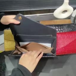 Women's stylish clutch bag Large capacity crocodile print crossbody shoulder bag