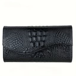 Women's stylish clutch bag Large capacity crocodile print crossbody shoulder bag