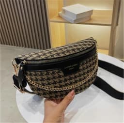 New Fashion Leopard Women Waist Bag Female Phone Purses Ladies Chest Wide Strap Crossbody Shoulder Bags Small Chain Fanny Packs