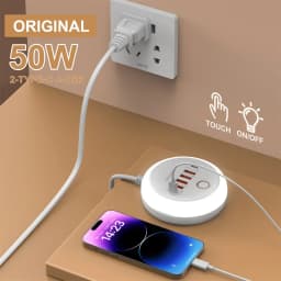 50W Power Strip Multi Port USB C Socket Type C Fast Charging Wall Charger USB Adapter For IPhone12 13 Quick Mobile Phone Charger