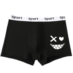 4pcs Boys Underwear Soft Breathable Cartoon Pattern Comfy Boxers Briefs