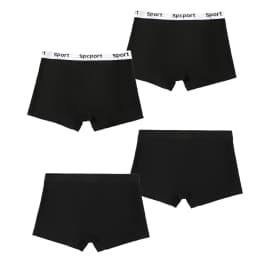 4pcs Boys Underwear Soft Breathable Cartoon Pattern Comfy Boxers Briefs