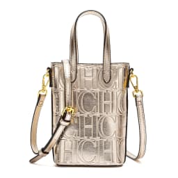 CHCH Women's Phone Bag 2025 New Black Simple Texture Women's Crossbody Bag Wallet