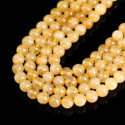 Natural Stone Strong Gold Rutilated Quartz Round Loose Spacer Bead 4 6 8 10mm for Jewelry Making Diy Necklace Bracelet Accessory