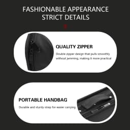 Black Barber Electric Clipper Bag Salon Hairdressing Tool Storage Travel Shaver Organizer Beard Trimmer Box Holder for Carrying