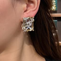 Vintage Rich Square Glass Earrings Jewelry Set Rings Transparent Winding Retro Accessories Woman Luxury Quality 2026 New