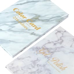 160/216/320 Colors Marbling Nail Display Book Nail Polish Books With Fake Nails Tips False Nails Styles Showing Book Nails Tool