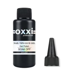 OXXI 50ml Extra Strong Glue Gel for Nails Semi-permanent Fake Nail with Glue Multi-function Manicure UV Rubber Nail Base Coat