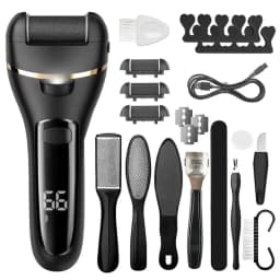19in1 Portable Electric foot grinder set, USB Rechargeable Electric Feet Callus Remover, Ideal Gift - Professional Pedicure Tool