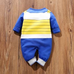 Hot Sale!!100% Cotton Baby Boys' Long Sleeve Superhero Romper, Cool Cartoon Blue Design, Ideal for Outings & Parties