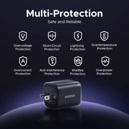 UGREEN 45W GaN Charger PD3.0 PPS QC3.0 Quick Charge For Samsung S25 S24 Ultra iPhone 16 15 14 Pro Max iPad Tablet Fast Charger