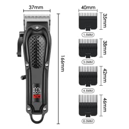 Barber Electric Hair Trimmer Men Rechargeable Cordless Beard Shaver Hair Length Adjustable Electric Hair Clipper Trimming Tool