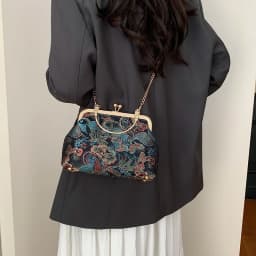 Silk Embroidery Crossbody Bag Patchwork National Style 2025 Hot Sale Bags for Women Hasp Simple Fashion Women's Handbags