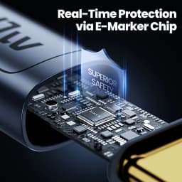 Toocki 240W USB C Cable PD 3.1 Super Charge Type C To Type C Display Cable For iPhone 15 16 Pro Max Xiaomi Samsung S23 Macbook