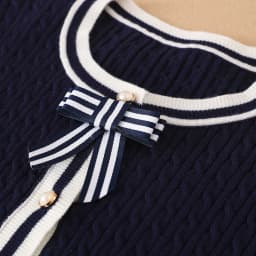 Girls Knitted Cardigan Sweet Bow Decorated Contrast Color Sweater Autumn Winter Kids Clothes New 2025