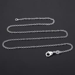 10pcs/Pack 925 Sterling Silver 16/18/20/22/24 Inch Rolo Chain Necklace Chains Lobster Clasp for Jewelry Making Supplies 1.2 mm