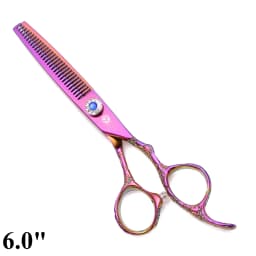 Professional Hair Scissors JP Stainless Hair Cutting Scissors 5.5" 6" Barber Shop Thinning Shears Rainbow Haircut Shears Z9002