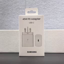 Samsung 45W USB C Super Fast Charger UK Wall Adapter 5a Type C Cable For Galaxy S25 S24 Ultra Plus FE Fold FLip 7 6 5 4 A56 A36
