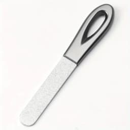 Stainless Steel Diamond Grit Nail File, Durable and Hypoallergenic, for Finger and Toe Nails, Perfect for Hard and Thick Nails