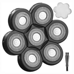 Replacement for Head Shavers 7 Heads Beard Hair Replacement for Razor for Head for Bald Men Universal Interf