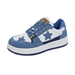 Summer Women's Sneakers New Star Thick Bottom Flat Patchwork Color Ladies Casual Shoes Fashion Anti-slip Women Vulcanize Shoes