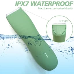 Balls Trimmer Men, Pubic & Body Hair Trimmer Groin Men, IPX7 Waterproof Electric Body Groomer with Replaceable Ceramic Blade