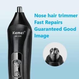 Kemei KM-1506 3 In 1 Electric Shaver USB Charging Hair Trimmer Electric Rechargeable Nose Professional Shaving Machine Trimmer