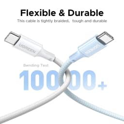 UGREEN 100W USB C Cable For iPhone 16 15 Plus Pro Max Type C Cable For Macbook Pro ipad PD Fast Charger Cord Type-C Cable