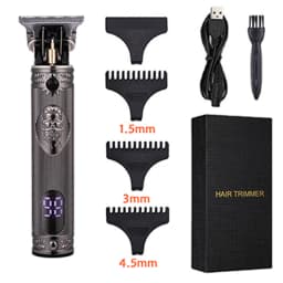 T9 Carving Hair Clipper Professional Hair Cutting Machine Barber Rechargeable Hair Trimmer Metal Haircut Machine Clipper for Men