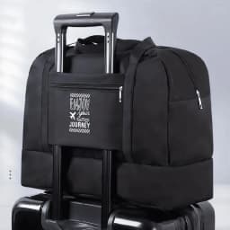 Double-Layer Waterproof Travel Bag for Gym & Swimming -Portable Handheld Dry/Wet Separation Cosmetic Toiletry Storage Unisex Bag