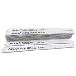 100/200pcs Wooden Nail File 100/180/240 Grey Sandpaper Buffer Professional Files Pedicure Manicure Polishing Tools Wholesale