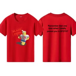 Blame John Printed Teenage Tops T-shirt Boys Girls Summer Casual Funny Fashion O-Neck Short Sleeve Children Colorful Clothing