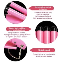 Professional Hair Curling Iron Ceramic Triple Barrel Hair-Curler Irons Hair Wave Waver Styling Tools Hair Styler Wand for Woman