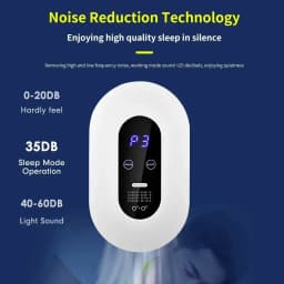 Negative Ion Air Purifier Eliminates Smoke Odor Formaldehyde 4 Working Modes Low Noise Travel Air Purifier for Office/Bedroom