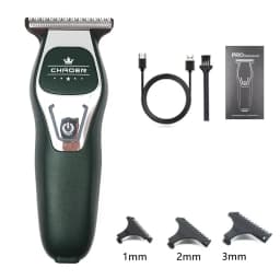 CHAOER A97 Men's Hair Clipper USB Rechargeable Cordless Mini Trimmer for 0mm Shaved Head Professional Hair Cutting Machine
