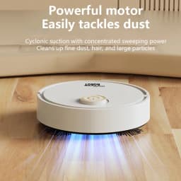6000pa Strong Suction Smart Sweeping Robot Type-C Charge Washable Mop For Pet Hair Hard Floor Kitchen Room Sweeping Robot 2026