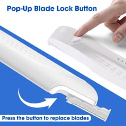 Women's Sonic Rechargeable Dermaplane Razor with Light 6 Replaceable Blades Facial Exfoliation Hair And Fuzz Removal Tool
