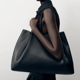 CLIP TOTE BAG, Women's Fashion Luxury Handbag Design, Pure Color Contracted and Single Shoulder Bag, Senior PU Leather Handbags